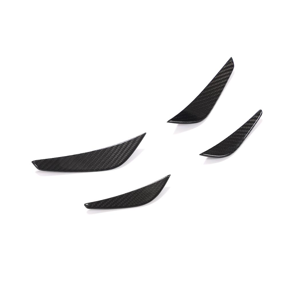 AC Style Carbon Fiber Front Canards for BMW 8 Series G14/G15/G16 (2019+)