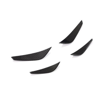 AC Style Carbon Fiber Front Canards for BMW 8 Series G14/G15/G16 (2019+)