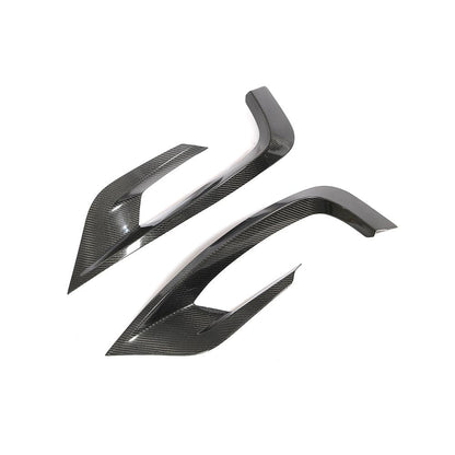 ST Style Carbon Fiber Front Canards For Mercedes Benz S‑Class W222 Sport Pre‑Facelift (2014–2017)