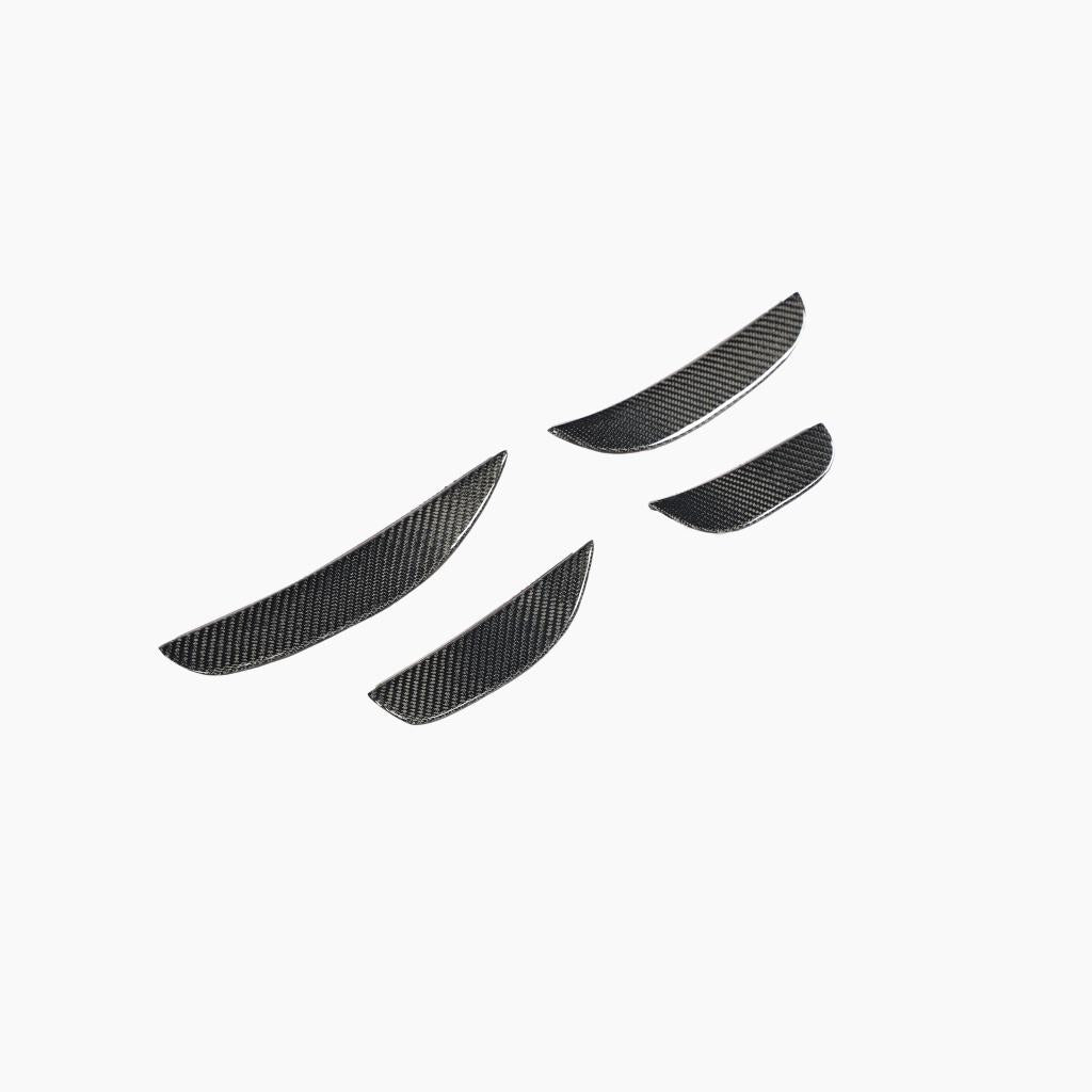 ST Style Carbon fiber Front Canards for Mercedes Benz C63 AMG W205 Pre‑Facelift Coupe (2015-2018)