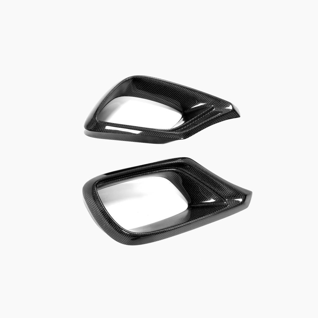 B Style Carbon Fiber Front Canards For Mercedes Benz S‑Class W222 Facelift (2018–2020)