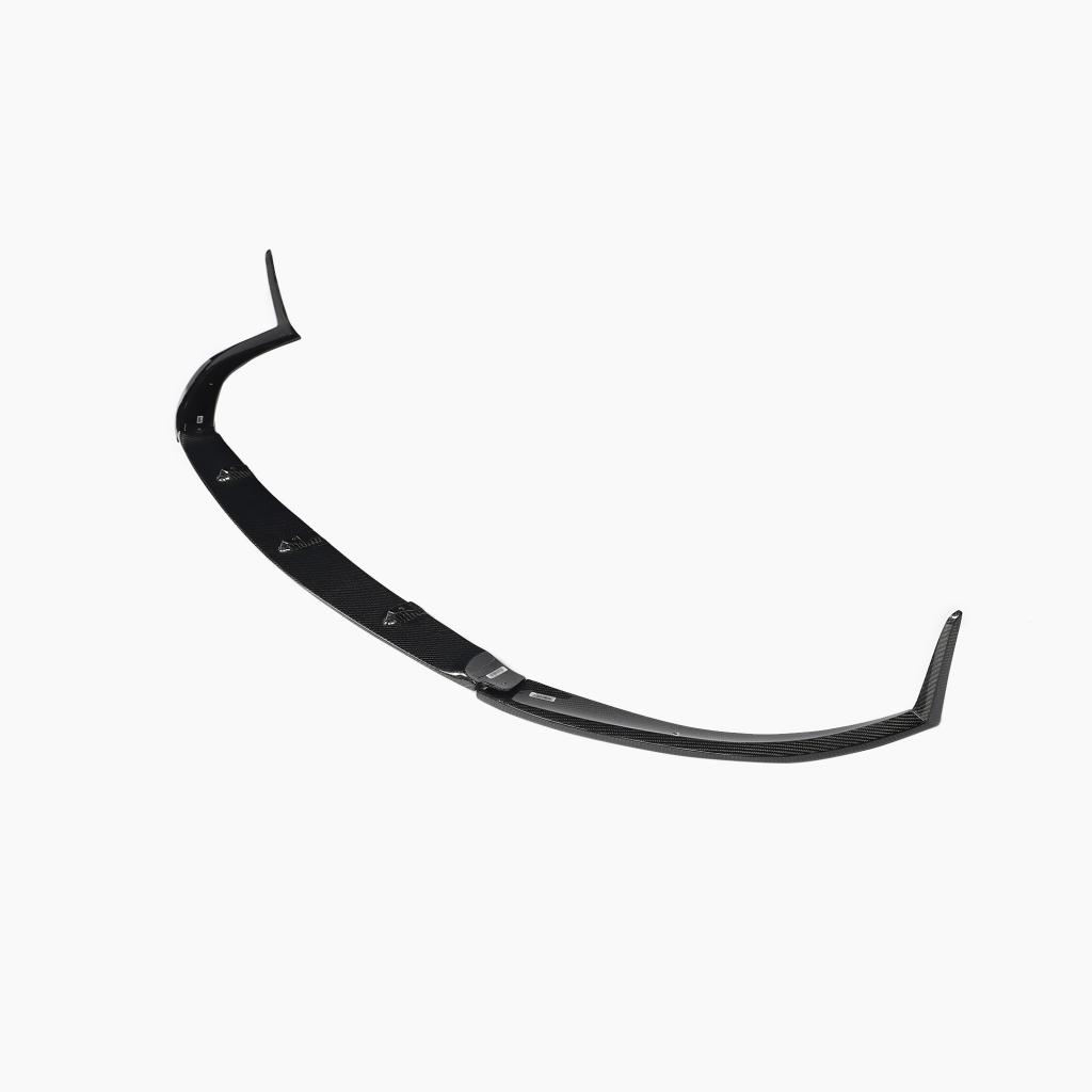 ST Style Carbon Fiber Front Lip for Mercedes Benz C63 AMG W205 Pre‑Facelift (2015–2018)