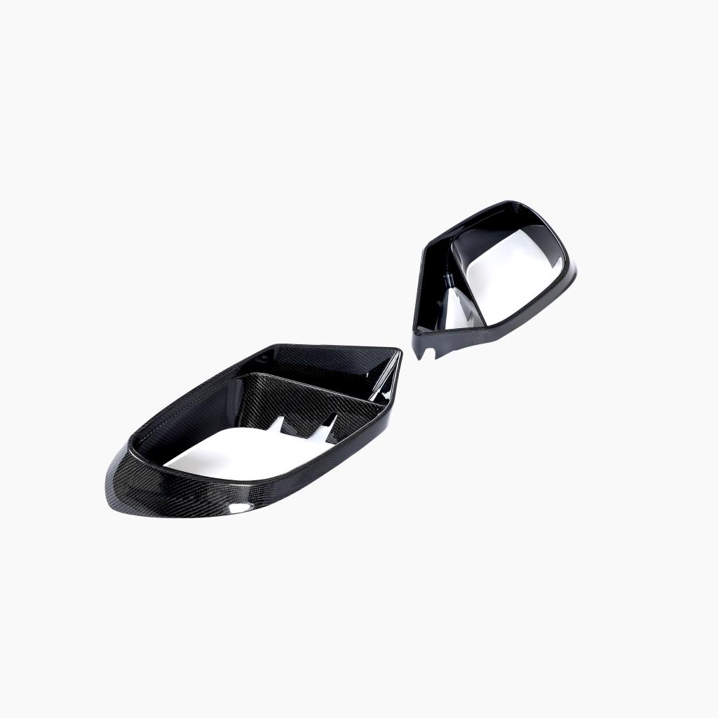 ST Style Carbon Fiber Front Canards For Mercedes Benz AMG GT 4‑Door X290 Pre‑Facelift (2019–2021)