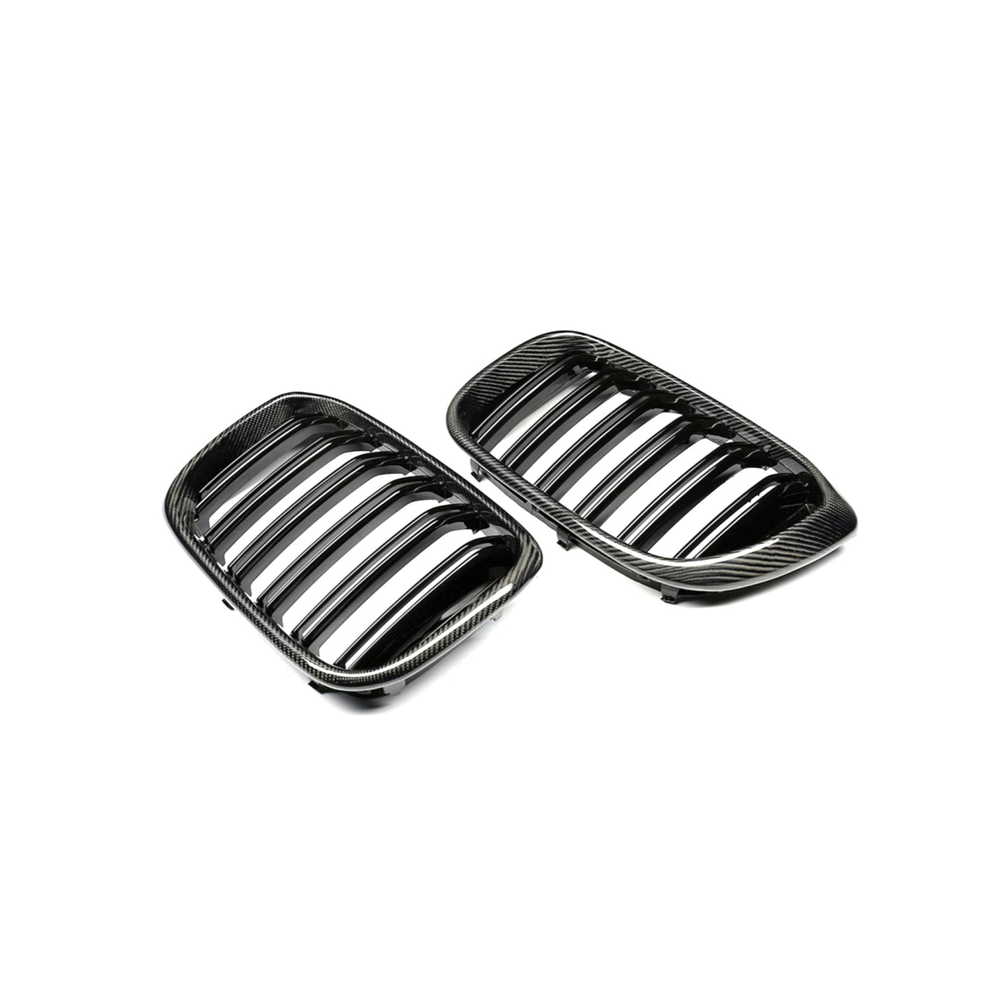 ST Style Carbon Fiber Front Grille Dual Slat for X4 G02 Pre-LCI (2018–2021)