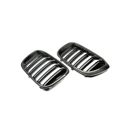 ST Style Carbon Fiber Front Grille Dual Slat for X4 G02 Pre-LCI (2018–2021)