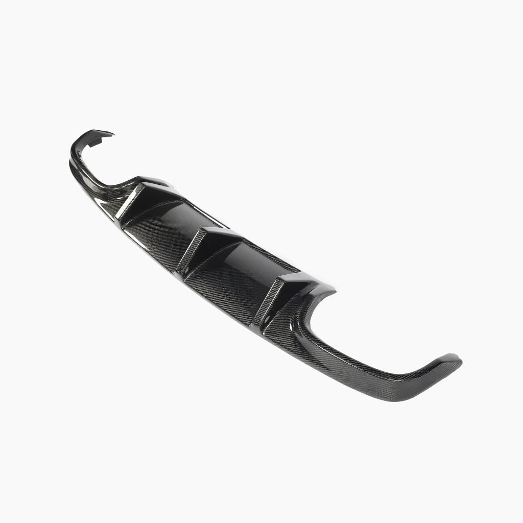 TMS Style Carbon Fiber Rear Diffuser for Mercedes Benz C63 W204 Pre-Facelift (2008-2011)