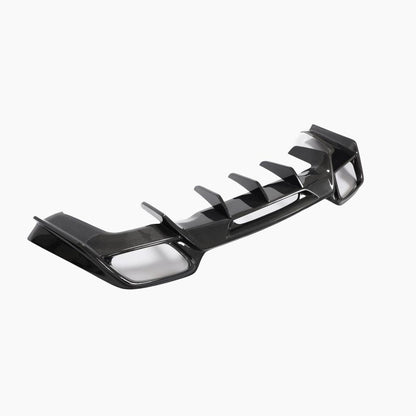 RENNTECH Style Carbon Fiber Rear Diffuser For Mercedes Benz AMG GT C/R190 Coupé (2015–2021)