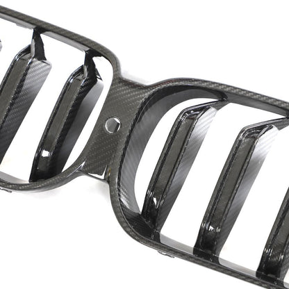 Dual Slat Carbon Fiber Front Grille for BMW 6 Series G32 GT (2017+)