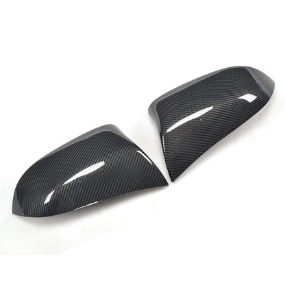 ST Style Carbon Fiber REPLACEMENT Mirror Caps For BMW X5 F15 (2013-2018), X6 F16 (2014-2019)