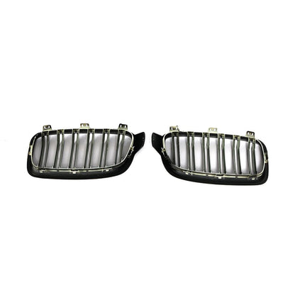 M3 Style Matte black Dual Slat Carbon Fiber Front Grille for BMW 3 Series F30（2012-2019）
