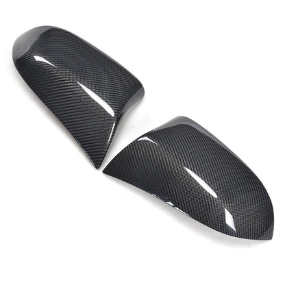 ST Style Carbon Fiber REPLACEMENT Mirror Caps For BMW X5 F15 (2013-2018), X6 F16 (2014-2019)