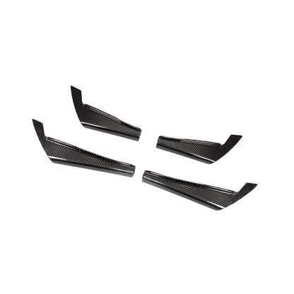 ST Style Carbon Fiber Front Canards For Audi A4 B9 Pre-LCl (2016-2019)