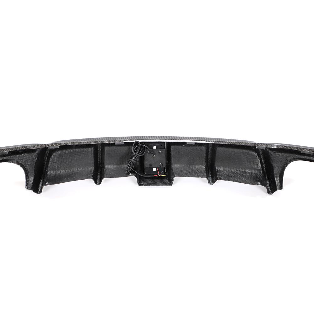 ST Style Carbon Fiber Rear Diffuser Dual Exhaust for BMW 3 Series F30 M Sport(2012-2019)