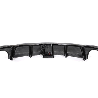 ST Style Carbon Fiber Rear Diffuser Dual Exhaust for BMW 3 Series F30 M Sport(2012-2019)