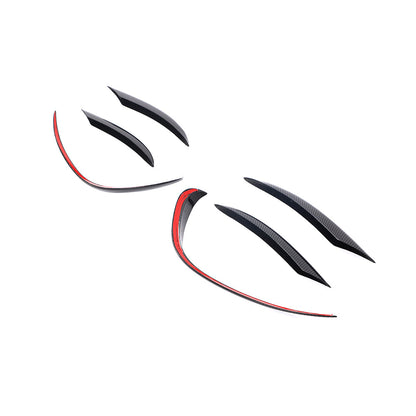 ST Style Carbon Fiber Front Canards for Mercedes Benz C-Class W205 Facelift (2019-2021)