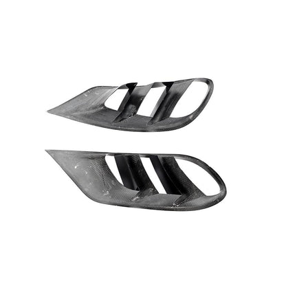 ST Style Carbon Fiber Front Fog lamp Cover Trims for Mercedes Benz S-Class C217 Pre-Facelift 2014-2017