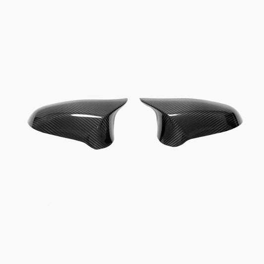 ST Style REPLACEMENT Carbon Fiber Mirror Caps For BMW M3 F80 ,M4 F82/F83 ,M2 F87 (2014-20)