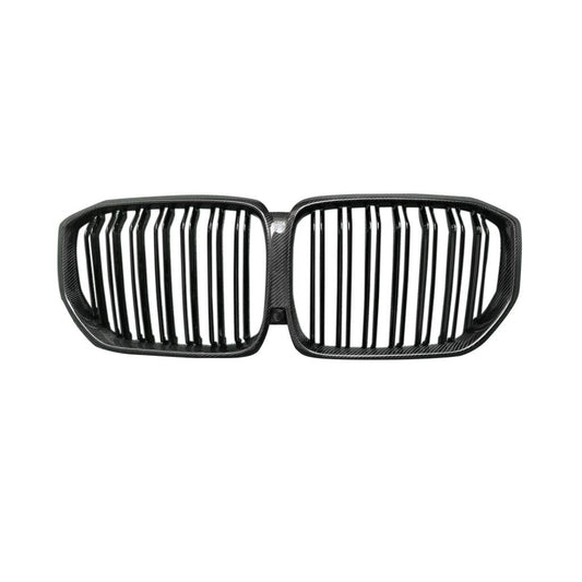 Dual Slat Carbon Fiber Front Grille for BMW X5 G05 Pre-LCI (2019-2023)