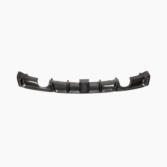 ST Style Carbon Fiber Rear Diffuser Single Exhaust for BMW 3 Series F30 M Sport(2012-2019)