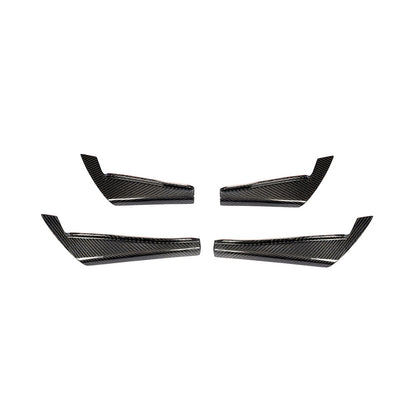 ST Style Carbon Fiber Front Canards For Audi A4 B9 Pre-LCl (2016-2019)