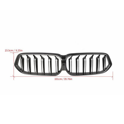 ST Style Dual Slat Carbon Fiber Front Grille for BMW 6 Series G32 GT (2017+)
