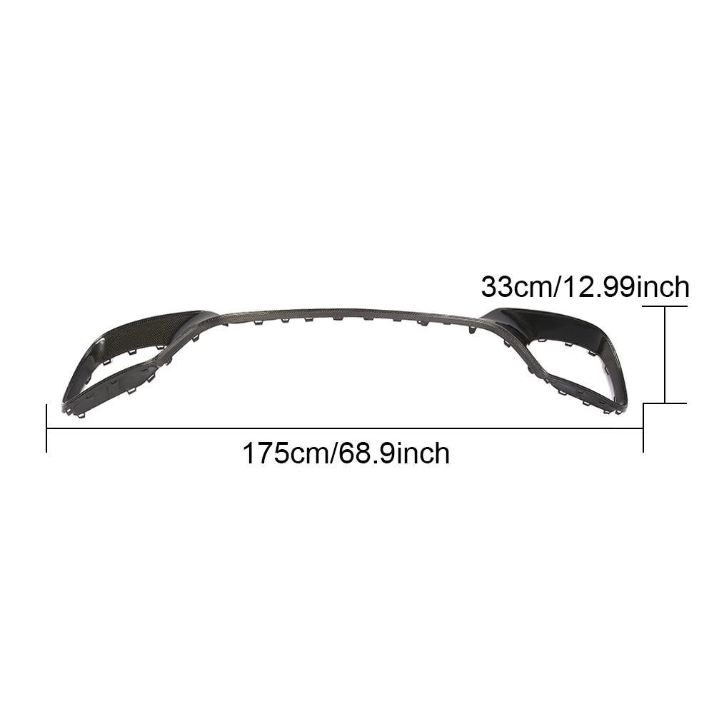 ST Style Carbon Fiber Front Lip For Mercedes Benz S‑Class W222 Facelift (2018–2020)