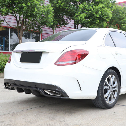 FD Style Carbon Fiber Rear Diffuser for Mercedes Benz C Class W205 C43 AMG Pre-Facelift (2014-2018)