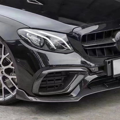 Brabus Style Carbon Fiber Front Air Vents for Mercedes Benz E63 AMG W213 Pre-Facelift (2017-2020)