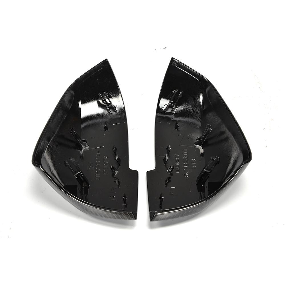 ST Style Carbon Fiber REPLACEMENT Mirror Caps for BMW 5 Series F10/F11 (2010–2017) ,6 Series F06/F12 (2011–2018)