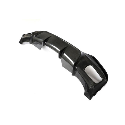 3D Style Carbon Fiber Rear Diffuser for BMW X6 F16 M Sport (2014-2019)