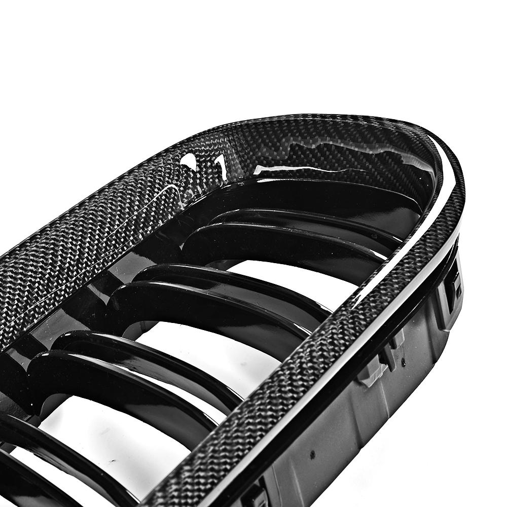 ST Style Dual Slat Carbon Fiber Front Grille for BMW 6 Series F12/F13 M Sport (2011–2018)
