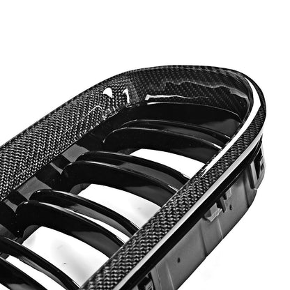 ST Style Dual Slat Carbon Fiber Front Grille for BMW 6 Series F12/F13 M Sport (2011–2018)