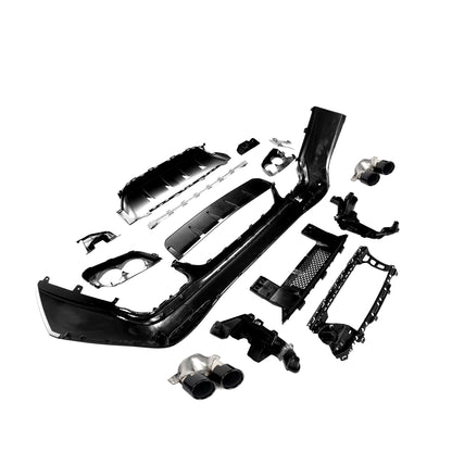 Mercedes-Benz GLC X254 (2023–present) GLC43 AMG Rear Diffuser With Black Pipe For AMG-Line/Black