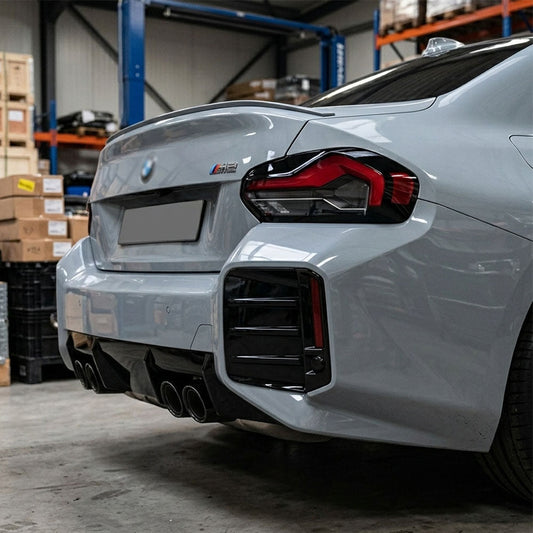 Gloss Black Rear Bumper Vent Trim for BMW M2 G87(2023-present)