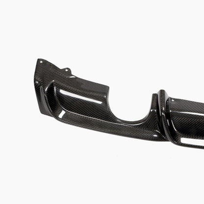 ST Style Carbon Fiber Rear Diffuser Single Exhaust for BMW 3 Series F30 M Sport(2012-2019)
