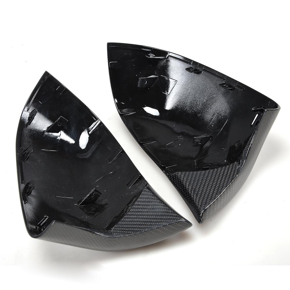 ST Style Carbon Fiber REPLACEMENT Mirror Caps For BMW X5 F15 (2013-2018), X6 F16 (2014-2019)