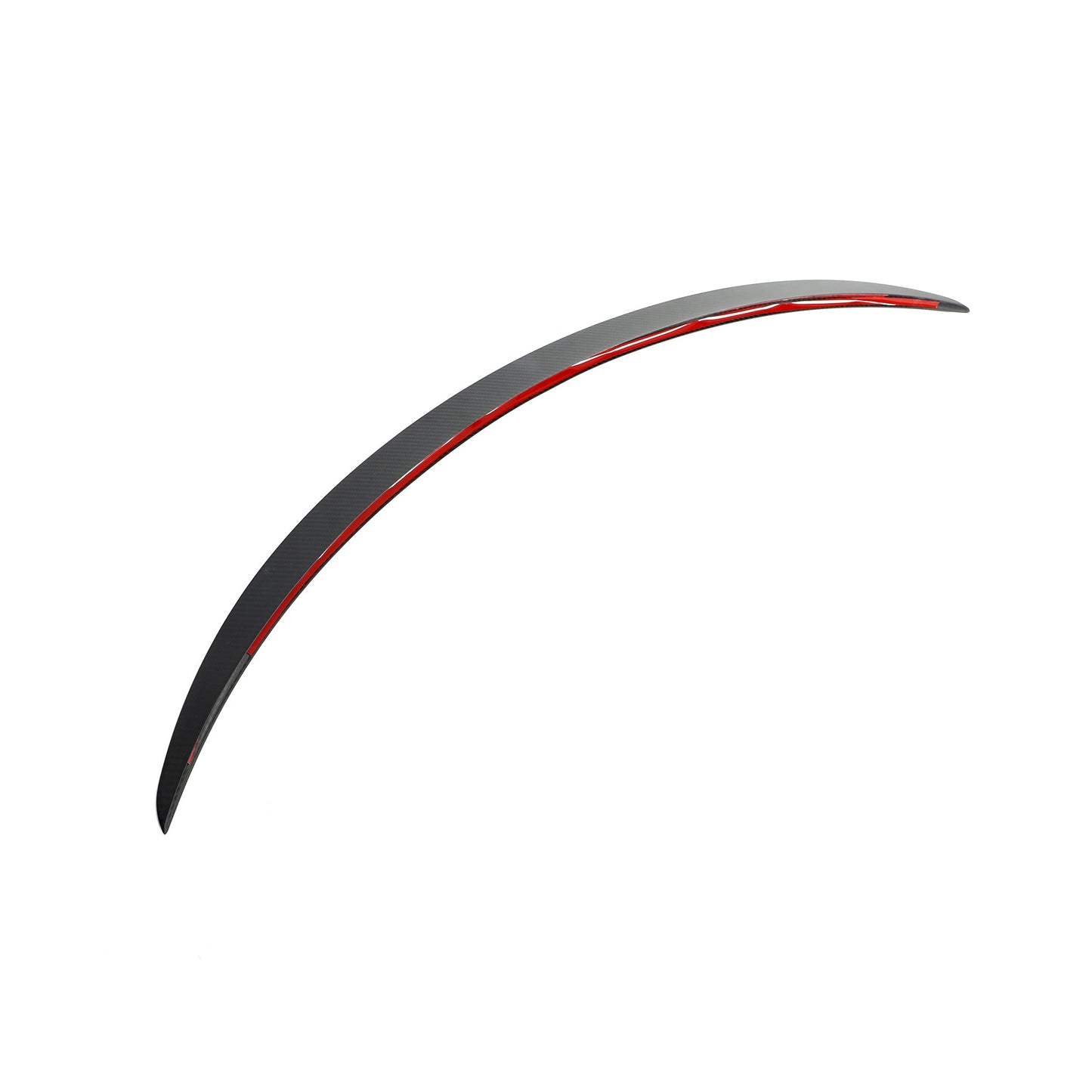 OEM Style Matte Black Carbon Fiber Rear Trunk Spoiler for Tesla Model 3 Sedan(2017–2023)