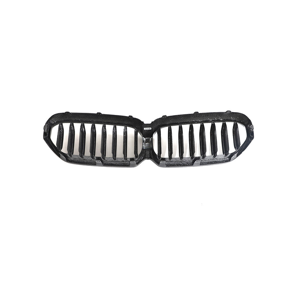 ST Style Carbon Fiber Front Grille for BMW 5 Series G30 G31 LCI (2020–2023)