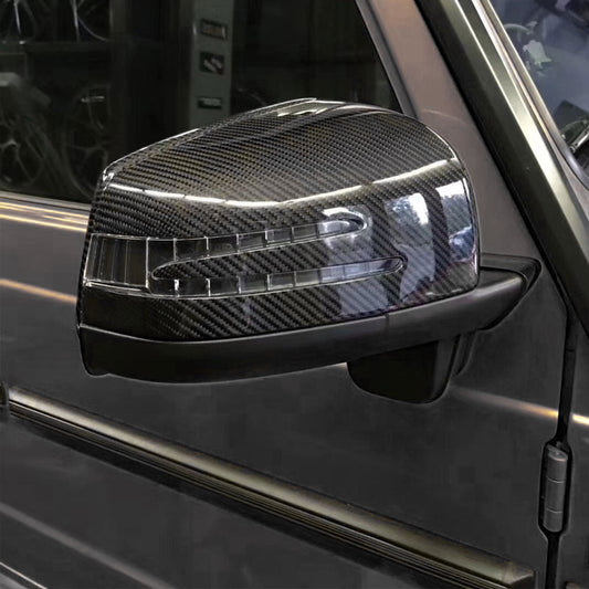 ST Style Carbon Fiber Mirror Caps For Mercedes Benz R/ML/GLE/GLS/G Class