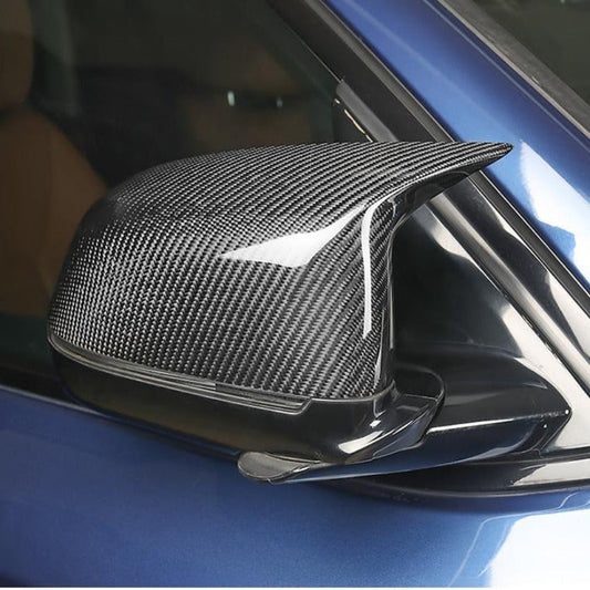 ST Style Carbon Fiber REPLACEMENT Mirror Caps For BMW X3M F97 Pre-LCI (2019-2021), X4M F98 Pre-LCI (2019-2021),X5M F95 Pre-LCI (2020-2023),X6M F96 Pre-LCI (2020-2023)