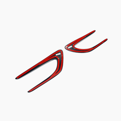 ST Style Carbon Fiber Side Panels For Mercedes Benz C63 AMG W205 Pre‑Facelift (2015–2018)
