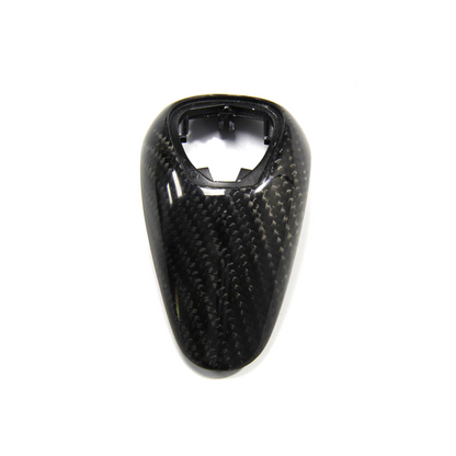 Carbon Fiber Shift Knob Cover for BMW M2 F87(2016-2021)/M3 F80(2014-2020)/M4 F82 F83(2014-2020)/M5 F10(2011-2016)/M6 F12 F13(2012-2018)/X5M F85(2015-2018)/X6M F86(20015-2019)