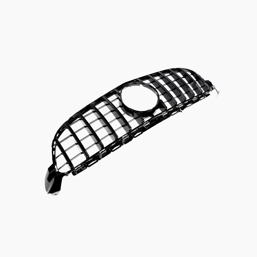 Gloss Black Front Grille For Mercedes Benz C-Class W205 Pre-Facelift (2014-2018)