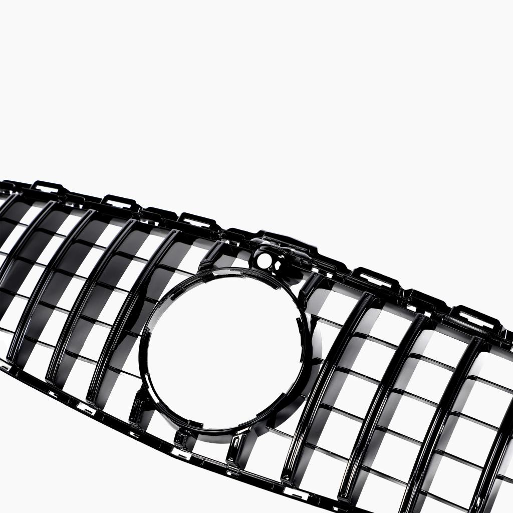 Gloss Black Front Grille For Mercedes Benz C-Class W205 Pre-Facelift (2014-2018)