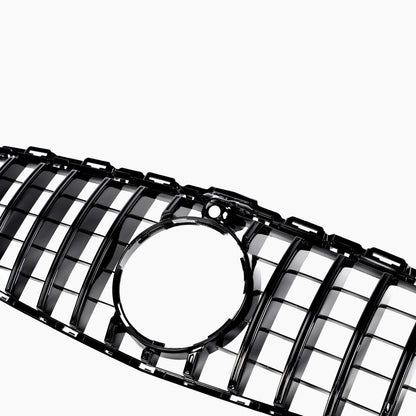 Gloss Black Front Grille For Mercedes Benz C-Class W205 Pre-Facelift (2014-2018)