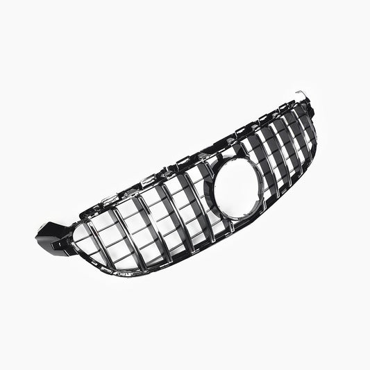 Silver-Plated Front Grille For Mercedes Benz C-Class W205 C63 Pre-Facelift (2014-2018)