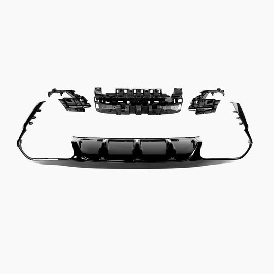 Mercedes-Benz E-Class C238 (2017–2023) E63 Coupe Rear Diffuser With Black Tips/For AMG Coupe