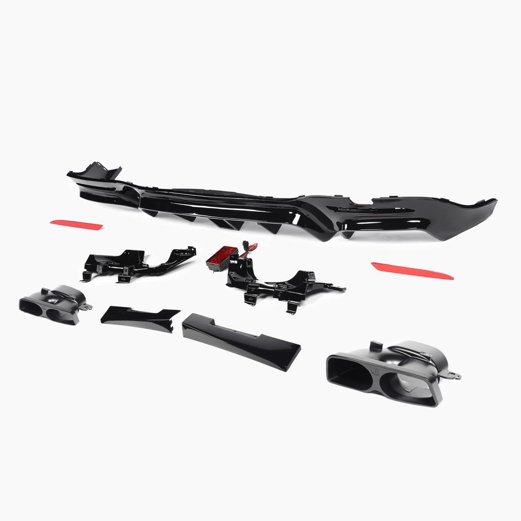Mercedes-Benz S-Class W222 (2013–2020) BRS Rear Diffuser With Tips For AMG/For AMG 18-22