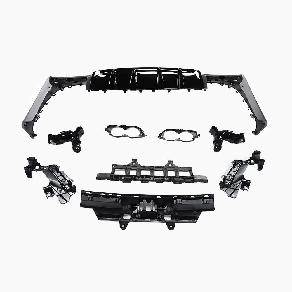 Mercedes-Benz GLC C253 (2016–2022) GLC43 Rear Diffuser/For AMG Coupe/Black