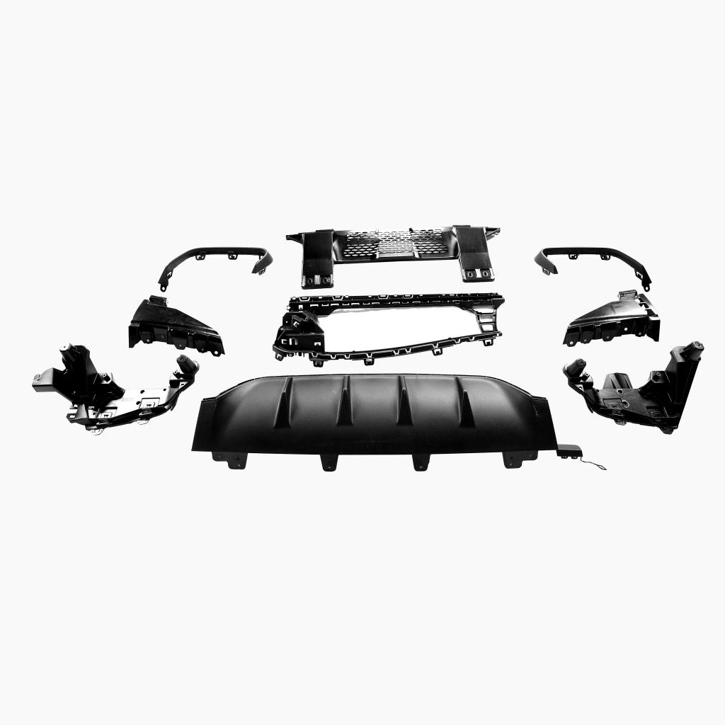 Mercedes-Benz GLC C254 (2023–present) GLC63 Coupe Diffuser With Black Pipe For AMG-Line/ Black